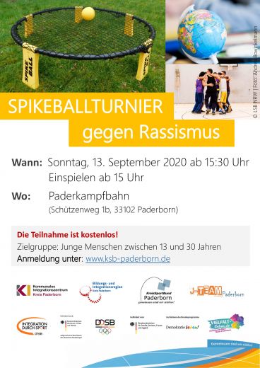 Poster Spikeballturnier